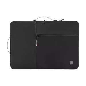 WiWU Alpha Double Layer Black Sleeve Case for 15.6 inch Laptop