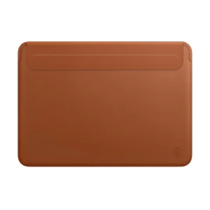 WIWU Skin pro II Ultra Thin PU Leather Brown Protect Sleeve Case for 16 inch Laptop
