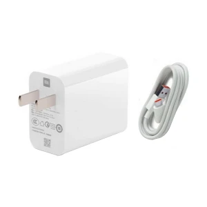 Xiaomi MDY-11-EZ USB 33W CN White Wall Charger with USB to USB-C White Charging Cable