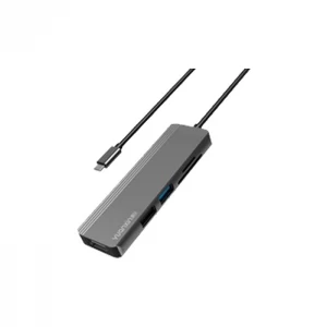 Yuanxin Type-C Male to HDMI,USB 3.0, USB 2.0, TF & SD Female Black Converter # X-80505