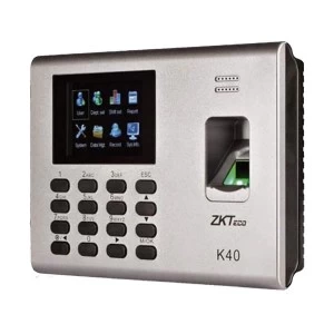 ZKTeco K40 Fingerprint Time Attendance & Access Control Terminal with Adapter