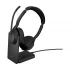Jabra Evolve2 55 Link380a MS Stereo Bluetooth Black Headphone #25599-999-999