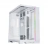 Lian Li O11 Dynamic EVO XL ARGB Tower White E-ATX Gaming Desktop Casing #G99.O11DEXL-W.IN