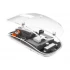 Wiwu WM105 Silent Gray Wireless Rechargeble Battery Transparent Mouse