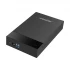 Yuanxin 3.5 Inch SATA Black HDD Enclosure with Power Adapter # YPH-033