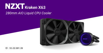 NZXT Kraken X63 280mm AIO Liquid CPU Cooler